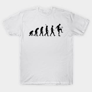 Evolution of the football player T-Shirt